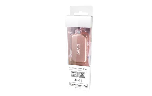 Memoria USB Adata UE710, 32GB, USB 3.0/Lightning, Rosa
