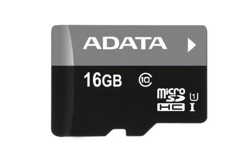 Memoria Flash Adata, 16GB microSDHC UHS-I Clase 10, con Adaptador