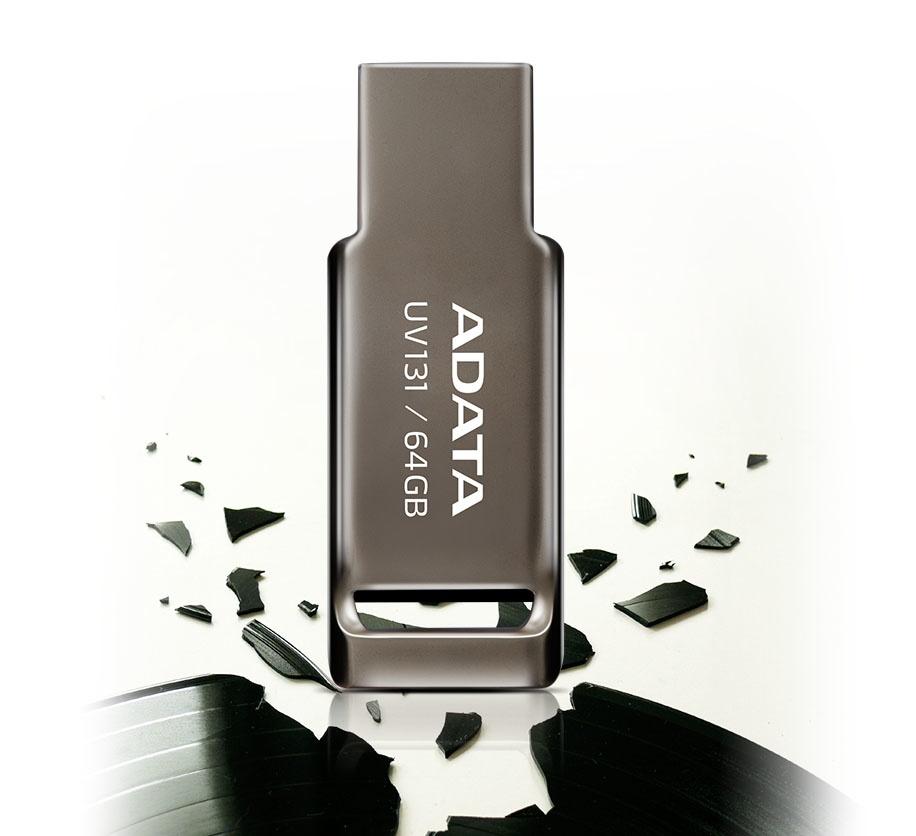 Memoria USB Adata UV131, 32GB, USB 3.0, Gris