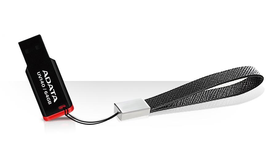 Memoria USB Adata UV140, 64GB, USB 3.0, Rojo