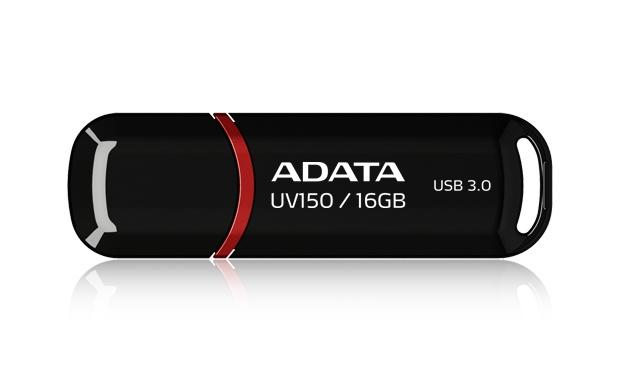 Memoria USB Adata DashDrive UV150, 16GB, USB 3.0, Negro