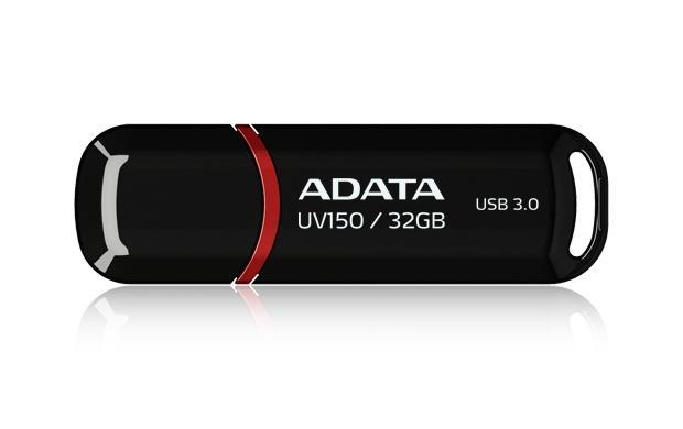 Memoria USB Adata DashDrive UV150, 32GB, USB 3.0, Negro