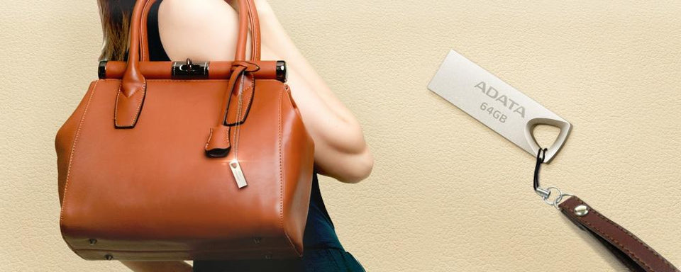 Memoria USB Adata UV210, 64GB, USB 2.0, Dorado Metálico