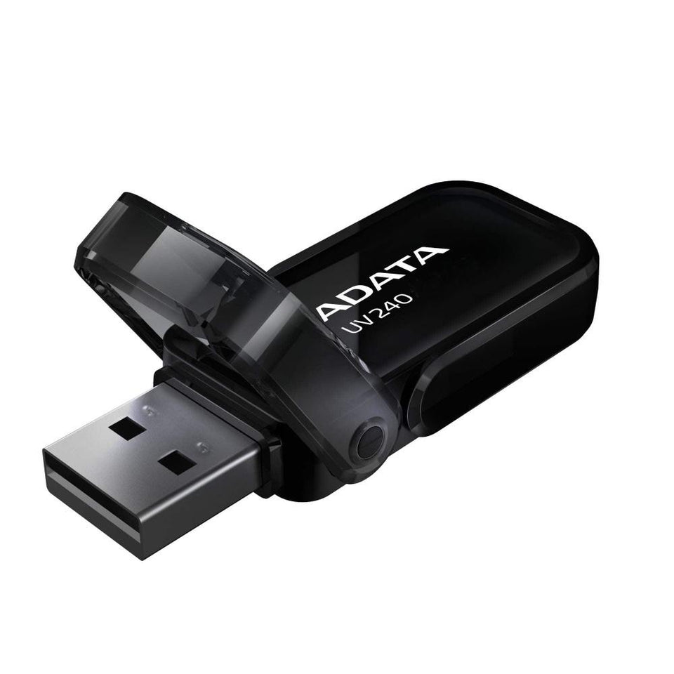 Memoria USB Adata UV240, 16GB, USB 2.0, Negro