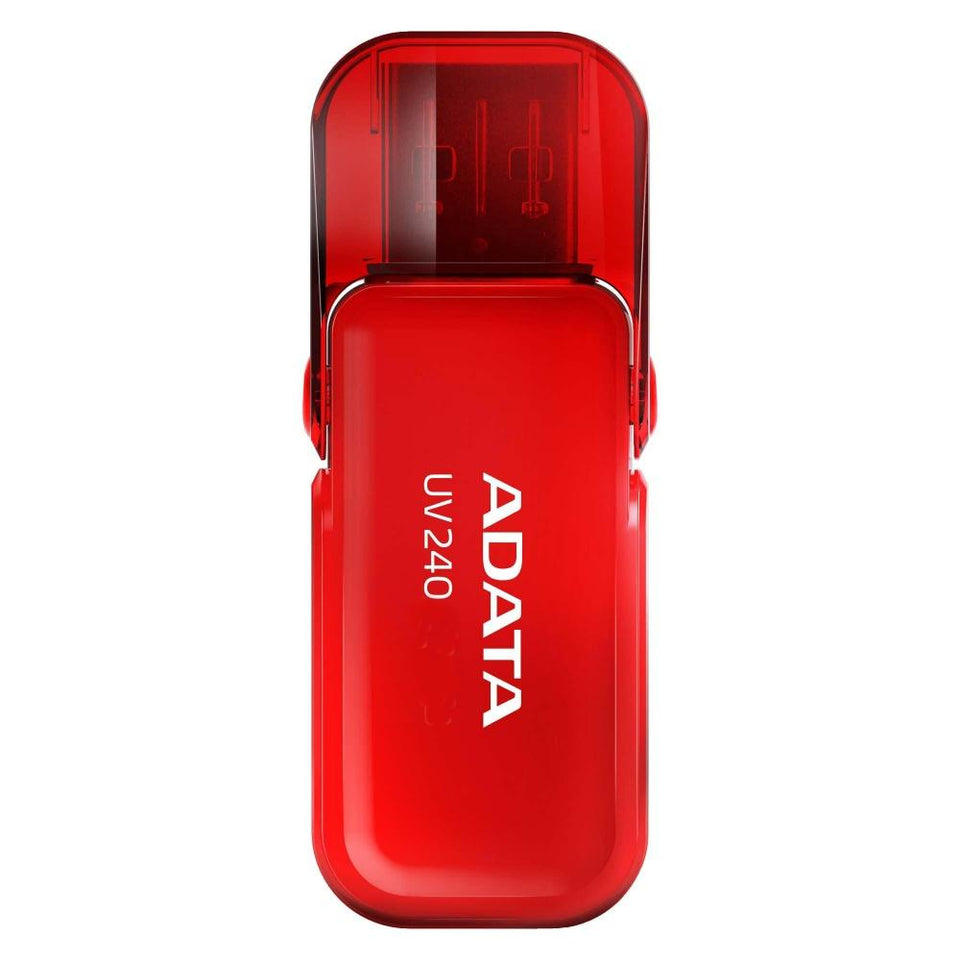 Memoria USB Adata UV240, 16GB, USB 2.0, Rojo