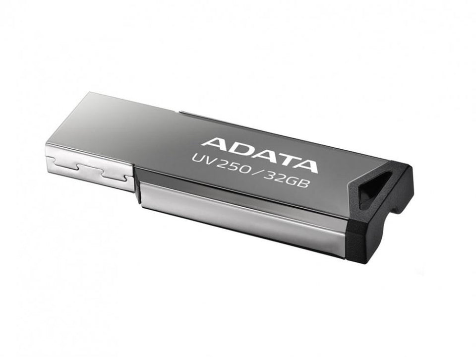 Memoria USB Adata UV250, 32GB, USB 2.0, Plata