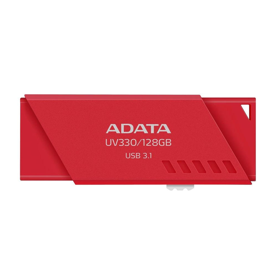 Memoria USB Adata UV330, 128GB, USB 3.0, Rojo