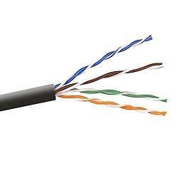 Belkin Bobina de Cable Cat5e UTP Sólido, 305 Metros, Negro