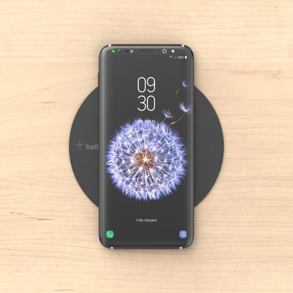 Belkin Cargador Inalámbrico para Escritorio BOOSTUP, 10W, Negro