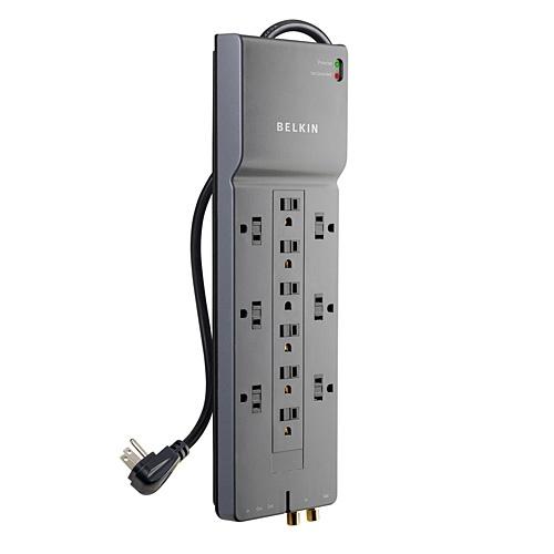 Belkin Tira Multicontacto Horizontal, 12 Contactos, 3780 Joules