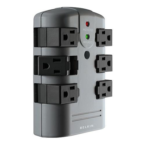 Belkin Supresor de Picos BP106000, 6 Contactos, 1080 Joules