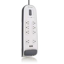 Belkin Supresor de Picos BV108200-06, 8 Contactos, 3000 Joules