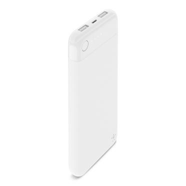 Cargador Portátil Belkin BOOSTCHARGE, 10.000mAh, Blanco