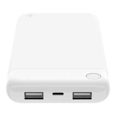 Cargador Portátil Belkin BOOSTCHARGE, 10.000mAh, Blanco