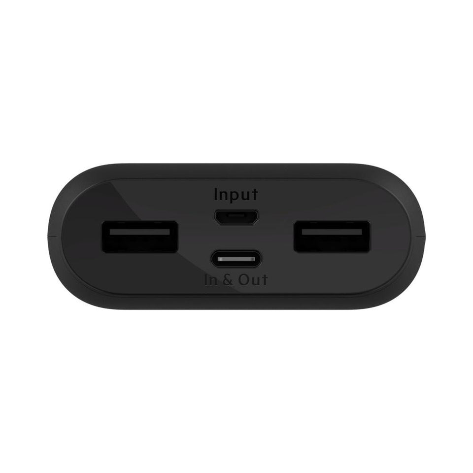 Cargador Portátil Belkin F8J267BT, 10000 mAh, Negro