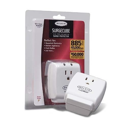 Belkin Supresor de Picos SurgeCube, 1 Contacto, 885 Joules
