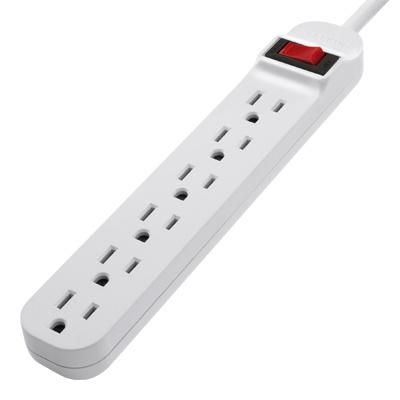Belkin Supresor de Picos F9P609-03, 6 Contactos, Blanco