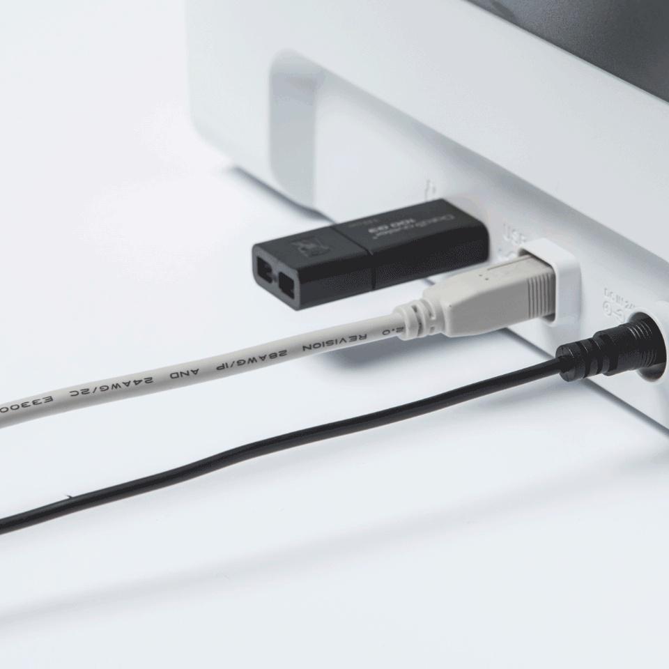 Scanner Brother ADS-2200, 600 x 600 DPI, Escáner Color, USB 2.0, Blanco