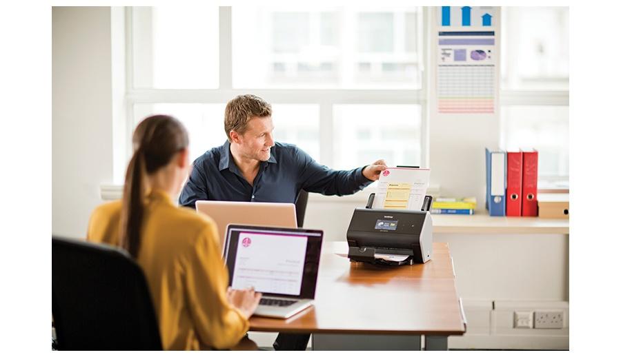 Scanner Brother ADS-2800W, 600 x 600DPI, Escáner Color, USB 2.0, Negro