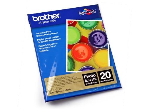 Brother Papel Fotografico Premium Plus, 8.5" x 11", 20 Hojas