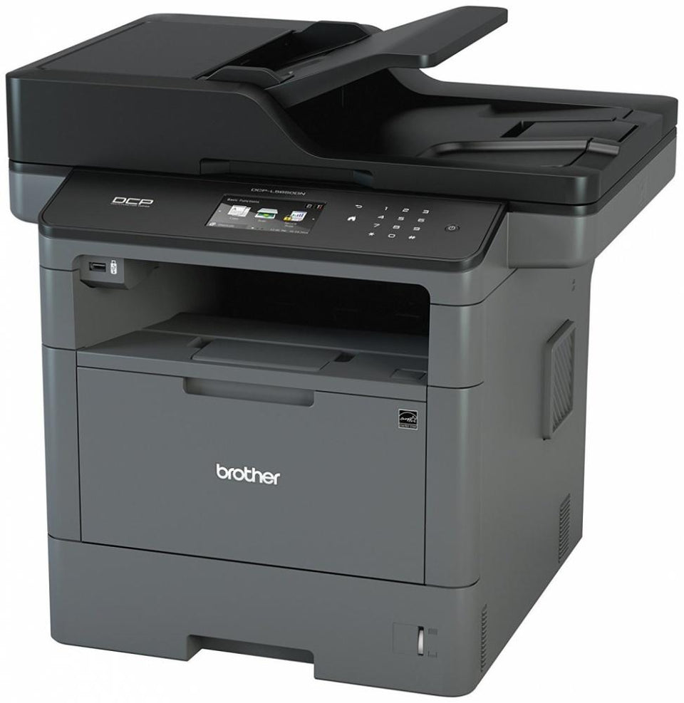 Multifuncional Brother DCP-L5650DN, Blanco y Negro, Láser, Print/Scan/Copy ― Incluye Tóner TN880P