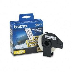Brother Rollo Etiqueta DK1204, 400 Etiquetas de 1-1/7'' x 100', para Brother QL-500/QL-550