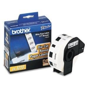 Brother Etiqueta Pre-Cortada DK-1219, 12mm, 1200 Etiquetas