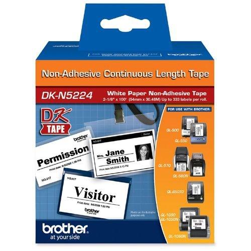 Cinta Brother DKN5224 Negro sobre Blanco, 54mm x 30.4m