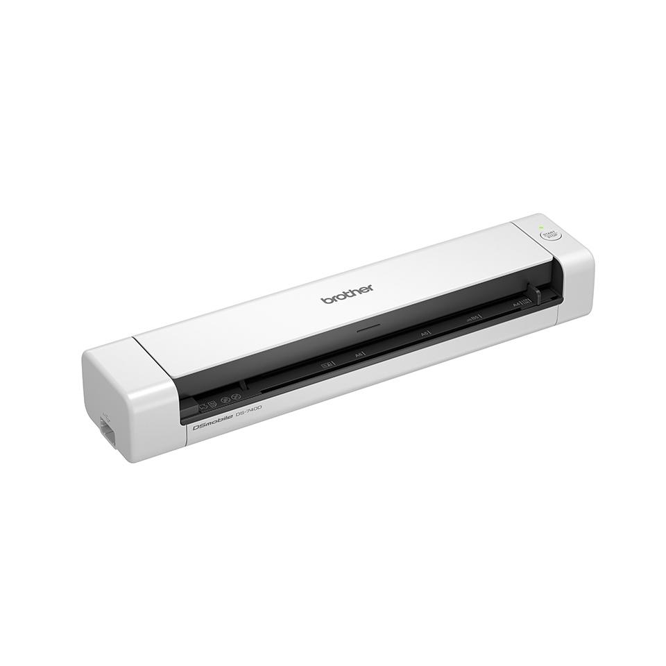 Scanner Brother DS-740D, 600 x 600 DPI, Escáner Color, Escaneado Dúplex, USB, Blanco/Negro