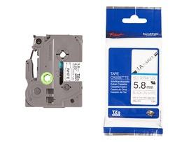 Cinta Brother HSE211 Termoretractil Negro sobre Blanco, 5.8mm x 1.5m