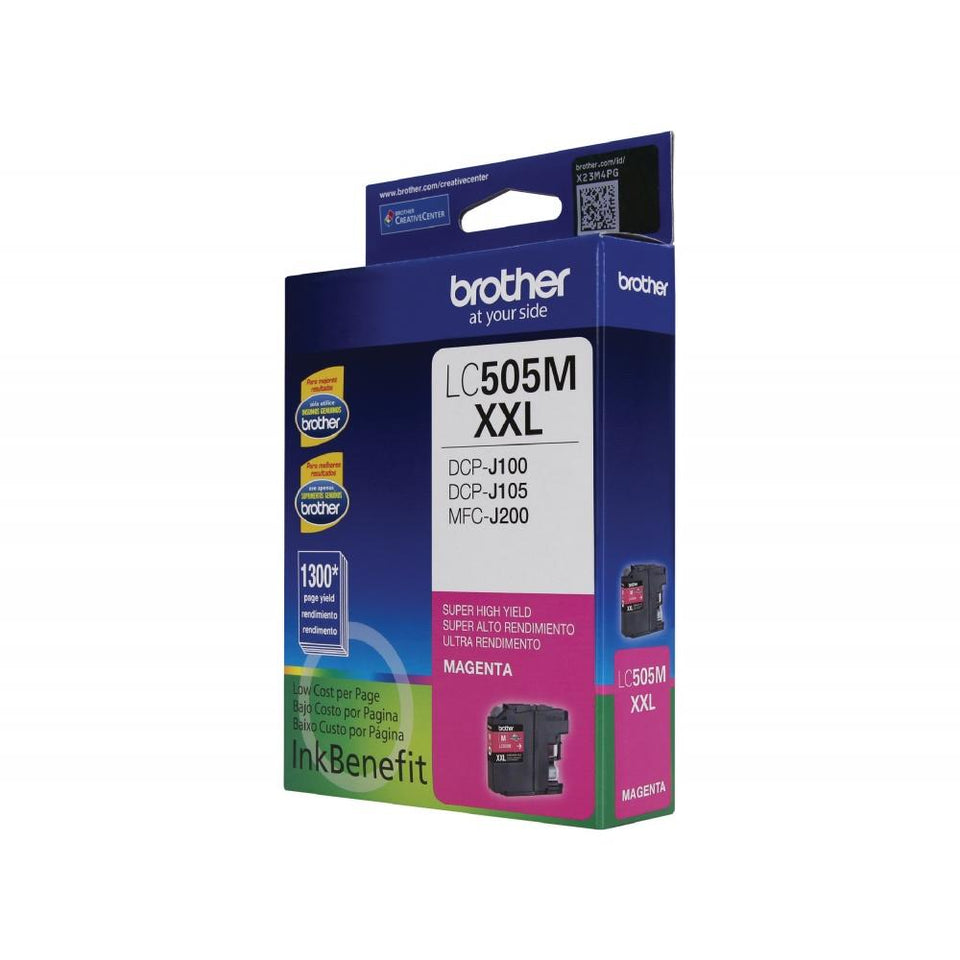 Cartucho Brother LC-505M Magenta, 1300 Páginas