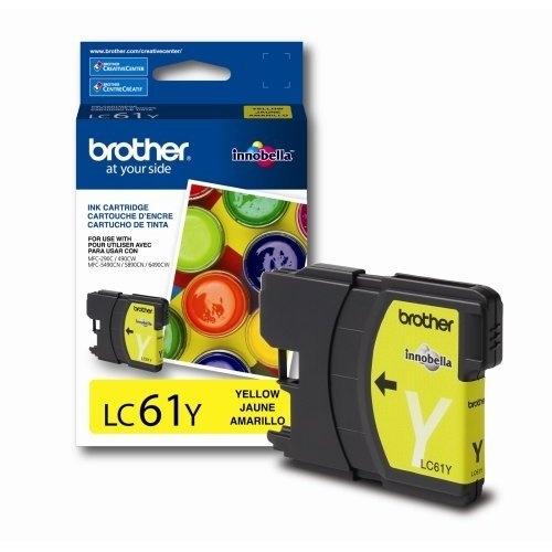 Cartucho Brother Innobella LC61Y Amarillo, 325 Páginas