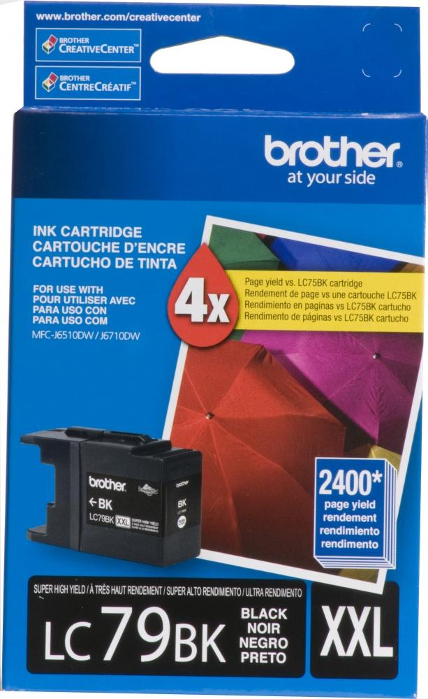 Cartucho Brother Innobella LC79BK Negro, 2400 Páginas