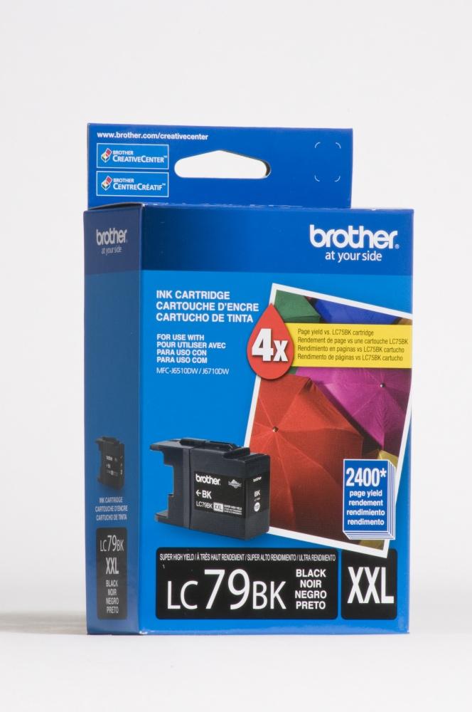 Cartucho Brother Innobella LC79BK Negro, 2400 Páginas