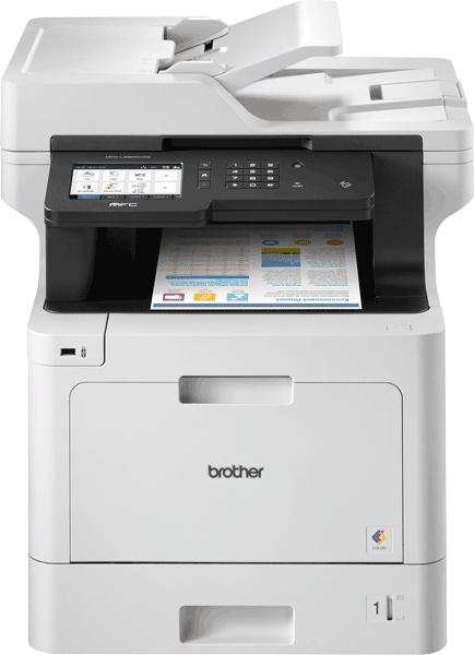 Multifuncional Brother MFC-L8610CDW, Color, Láser, Inalámbrico, Print/Scan/Copy/Fax