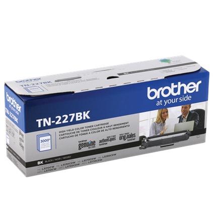 Tóner Brother TN-227BK Alto Rendimiento Negro, 3000 Páginas