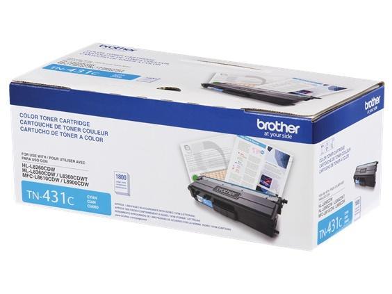 Tóner Brother TN-31C Cyan, 1800 Págin