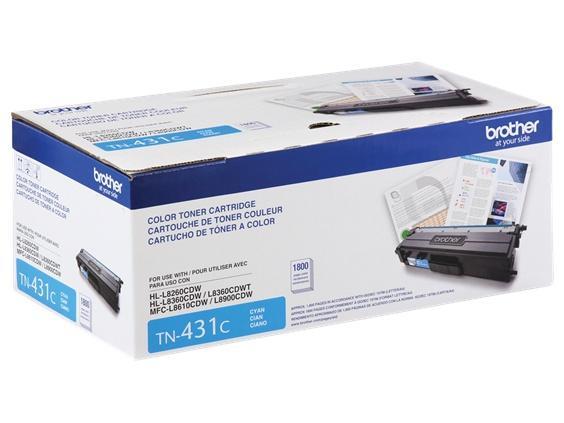 Tóner Brother TN-31C Cyan, 1800 Págin