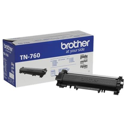 Tóner Brother TN760 Negro, 3000 Páginas