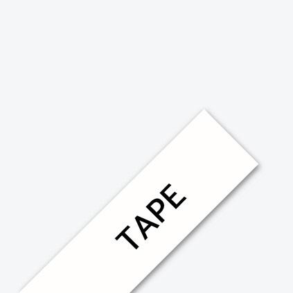 Cinta Brother TZEM251 Negro/Blanco, 2.4cm x 8m, para Brother