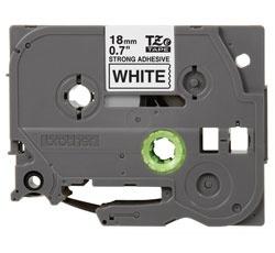 Cinta Brother TZeS241 Negro sobre Blanco, 18mm