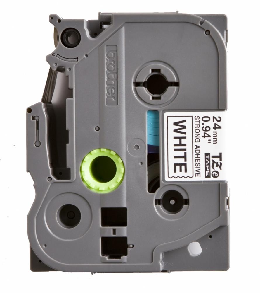 Cinta Brother TZE-S251 Negro sobre Blanco, 24mm x 8m