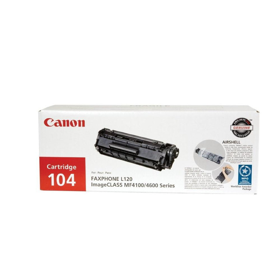 Canon Cartucho  de Tóner Color 104 Negro, 2000 Páginas/0263B001BA