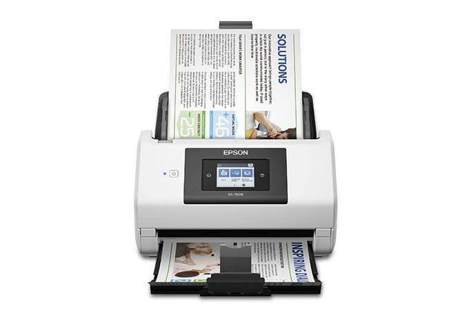 Scanner Epson WorkForce DS-780N, 600 x 600 DPI, Escáner Color, USB 3.0, Negro/Blanco