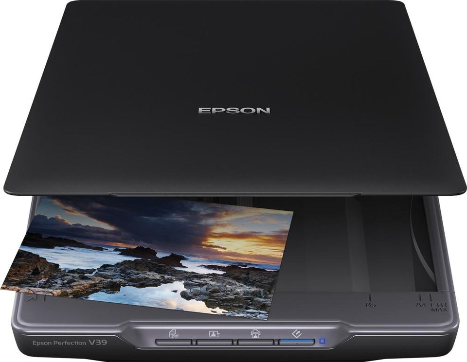 Scanner Epson Perfection V39 Photo, 4800 х 4800 DPI, Escáner Color, USB 2.0, Negro