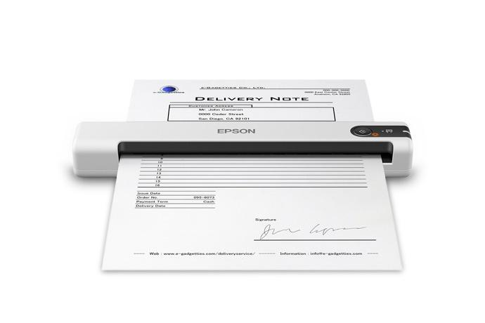 Scanner Portátil Epson DS-70, 600 x 600DPI, Escáner Color, USB 2.0, Negro/Blanco