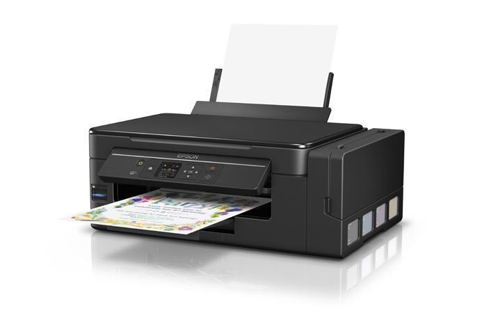 Multifuncional Epson EcoTank L495, Color, Inyección, Tanque de Tinta, Inalámbrico, Print/Scan/Copy