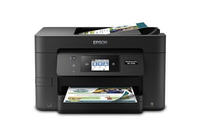 Multifuncional Epson WorkForce Pro WF-4720, Color, Inyección, Inalámbrico, Print/Scan/Copy/Fax