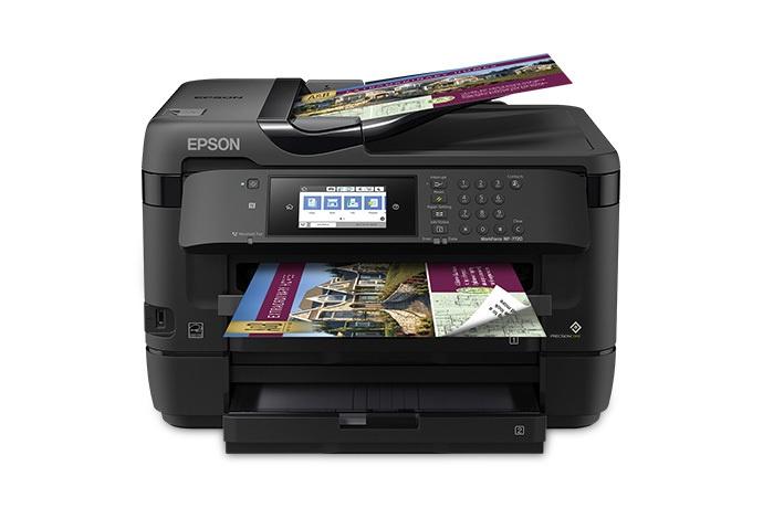 Multifuncional Epson WorkForce WF-7720, Color, Inyección, Inalámbrico, Print/Scan/Copy/Fax