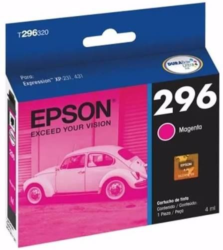 Cartucho Epson 296 Magenta 4ml 250 Páginas